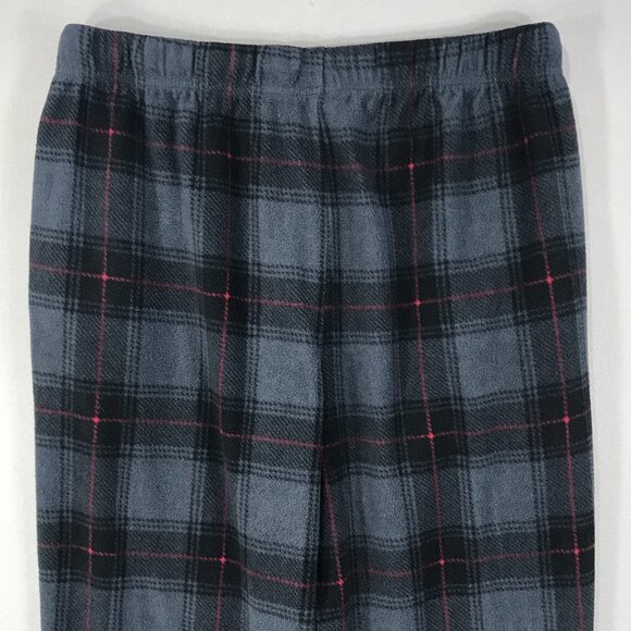 Spyder Pants Men's XL Gray Black Plaid Pull On Pajamas Lounge Fleece Drawstring - Picture 4 of 12